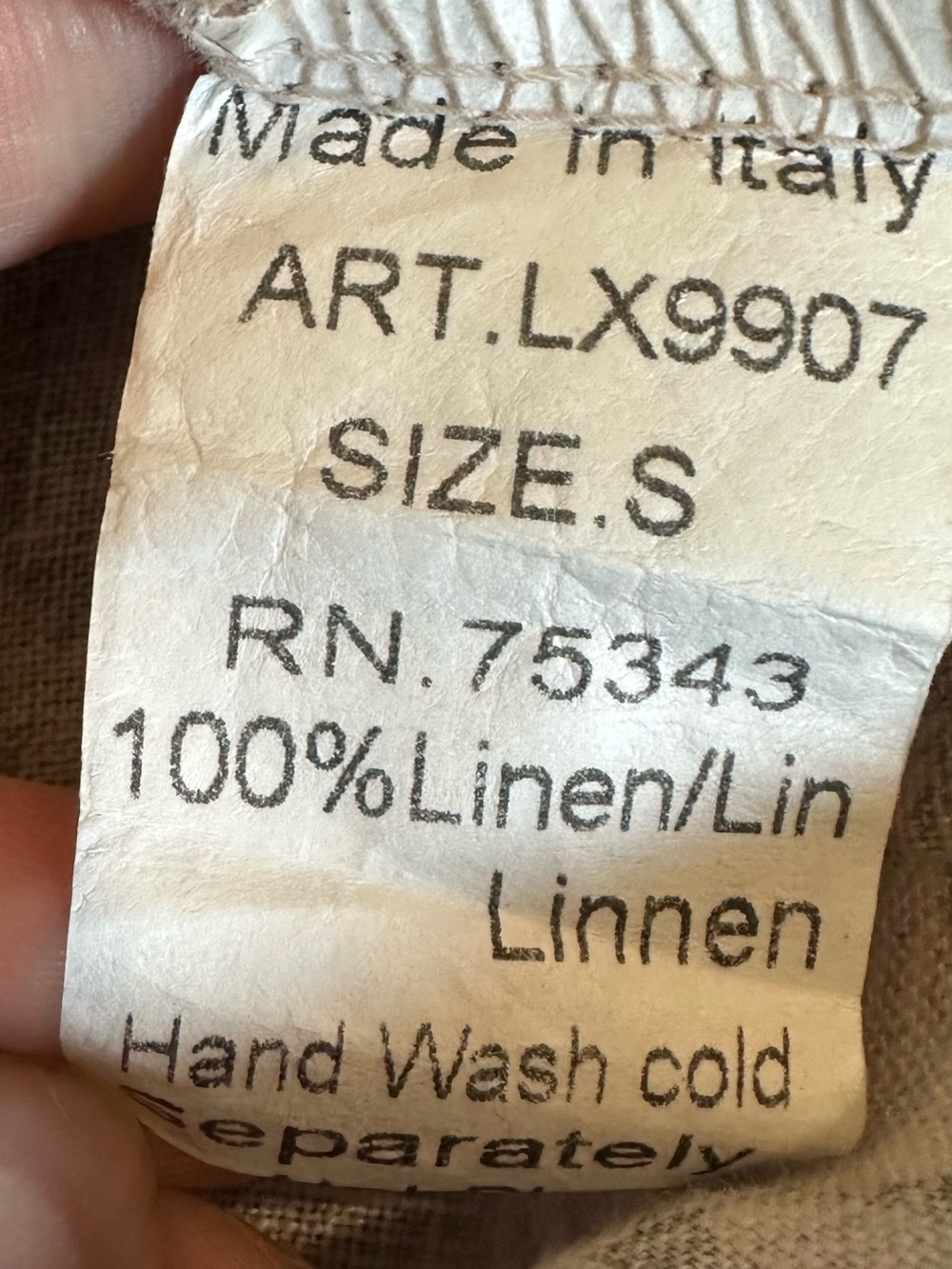 Lungo L’arno Italy Pure Linen Dress S GUC - Picture 5 of 5